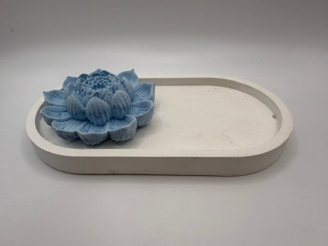 Bloom Lotus Blue Tray