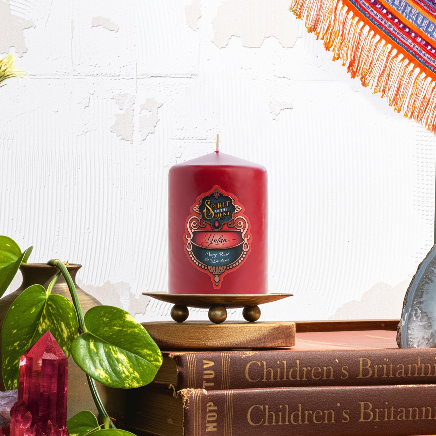 Yulan Pillar Candle