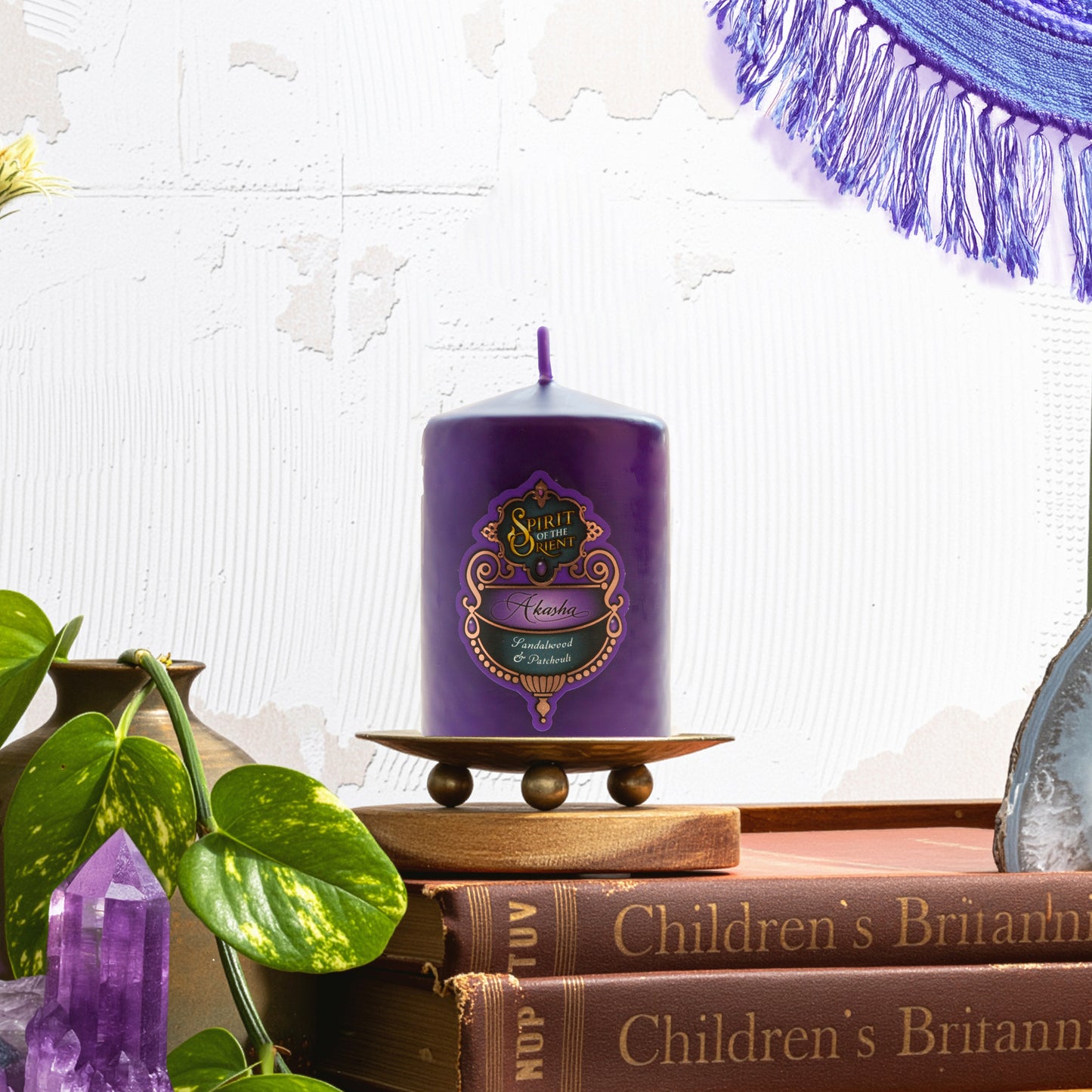 Akasha Pillar Candle