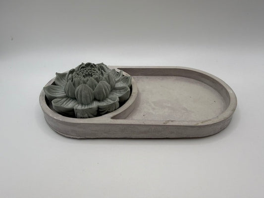 Bloom Lotus Grey Tray