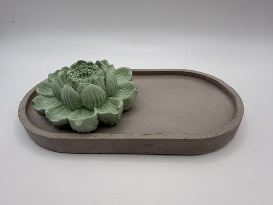 Bloom Lotus Grey/Brown Tray