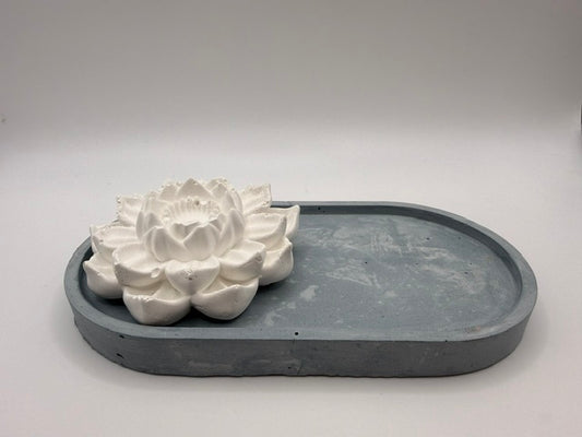 Bloom Lotus Blue Tray