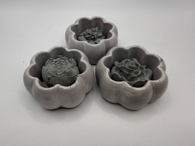 Bloom Grey set 3 Pots